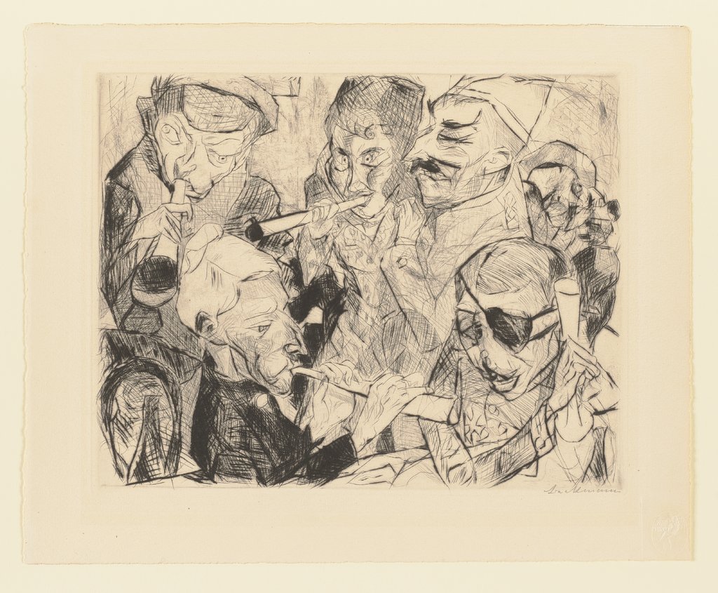 Happy New Year 1917, Max Beckmann