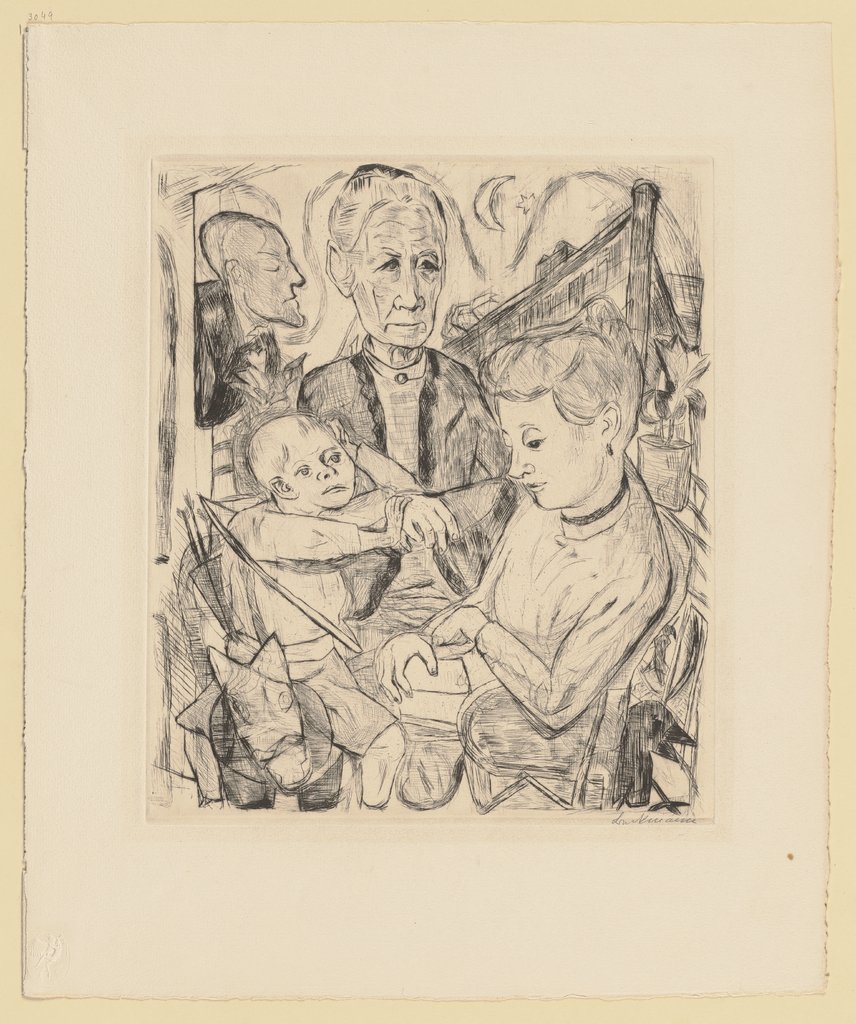 Family Scene (Beckmann Family), Max Beckmann