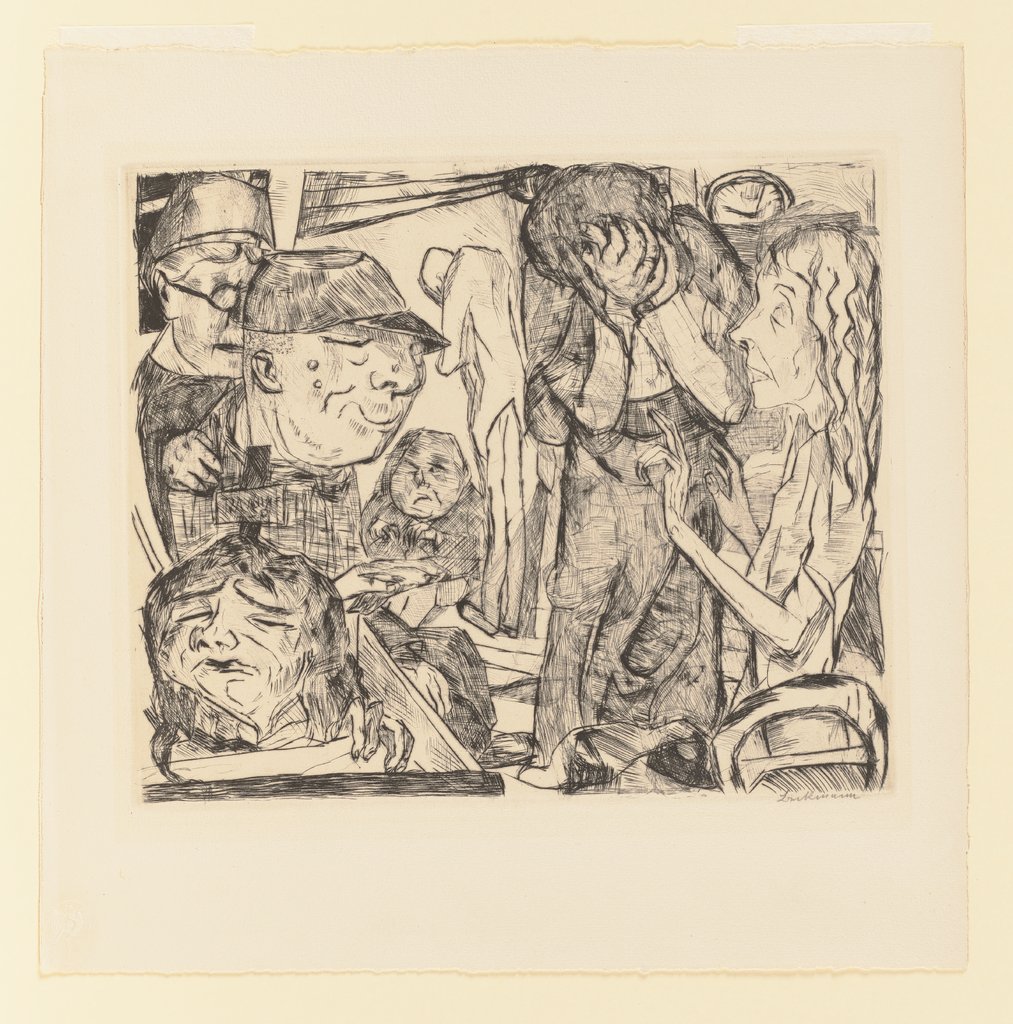 Irrenhaus, Max Beckmann