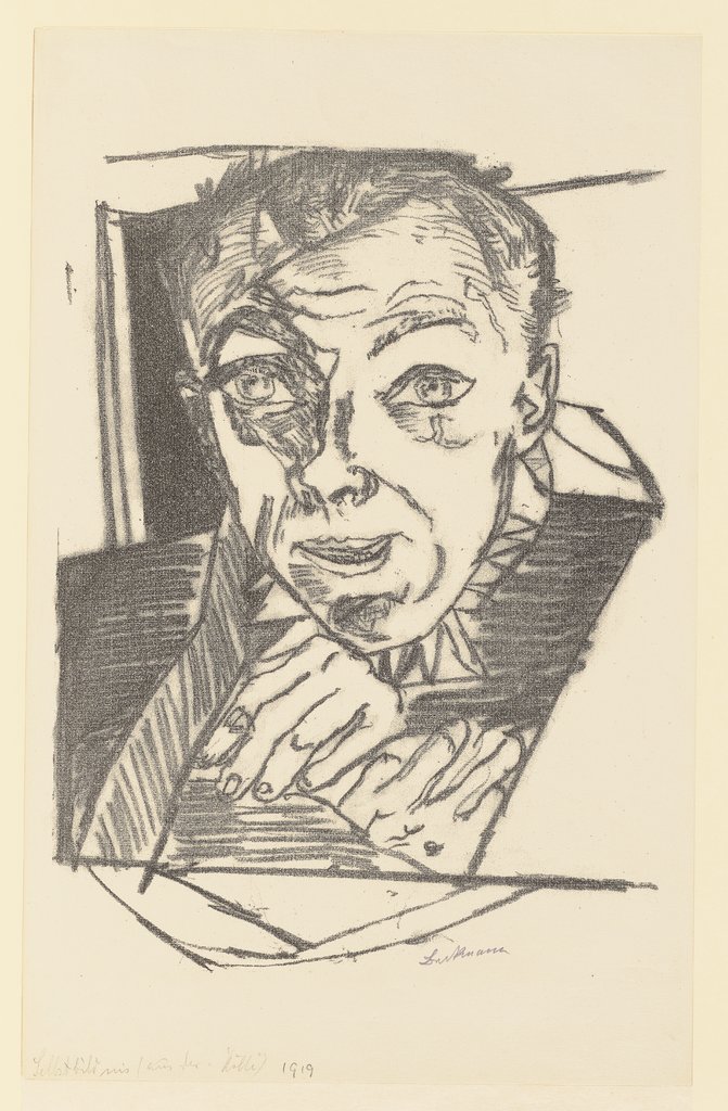 Selbstbildnis, Max Beckmann