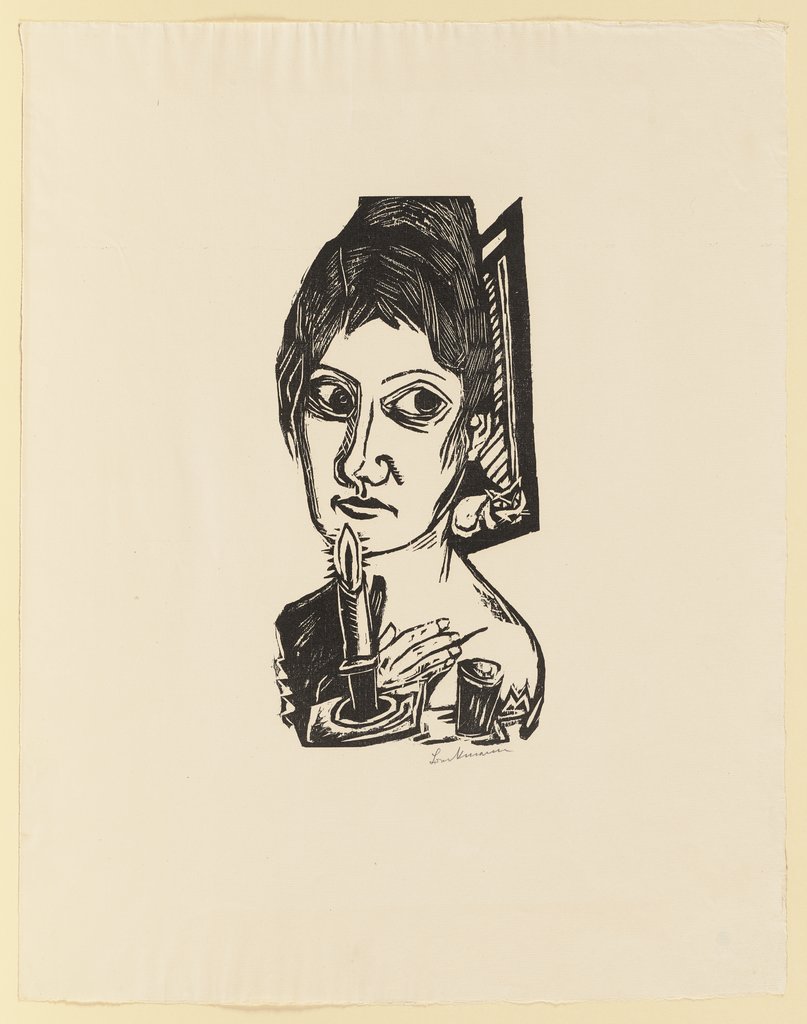 Woman with Candle, Max Beckmann