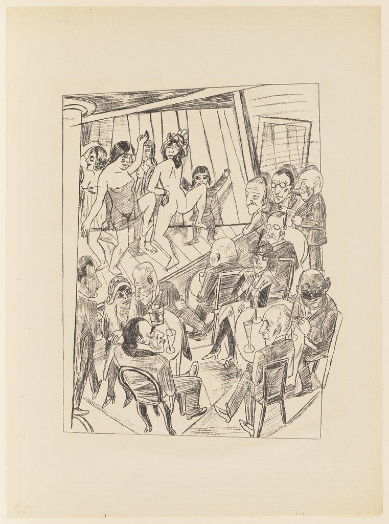 Nackttanz, Max Beckmann