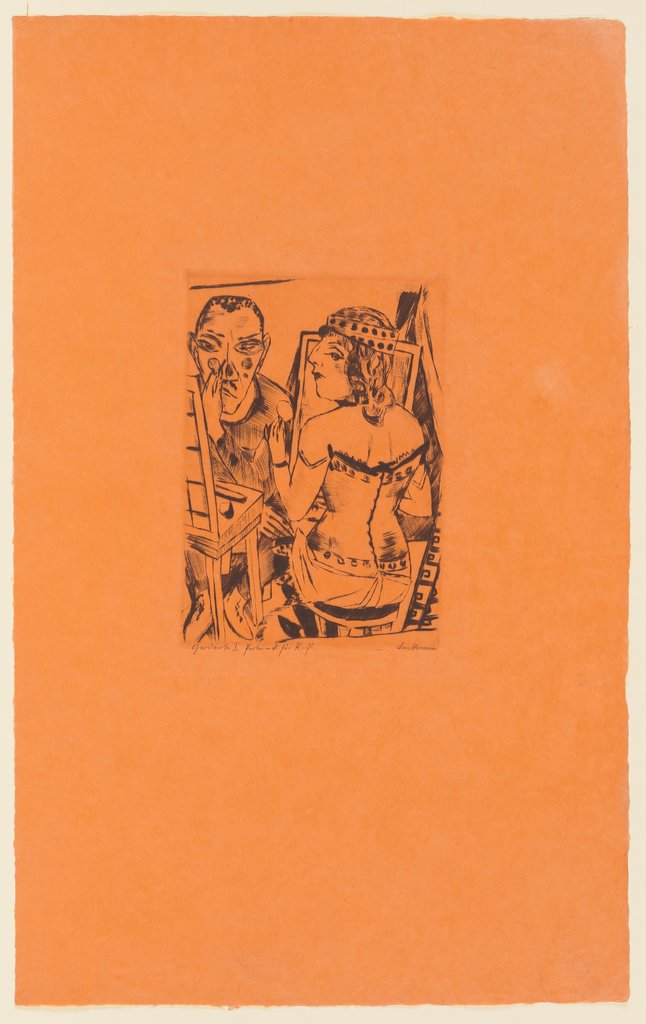 Dressing Room, Max Beckmann