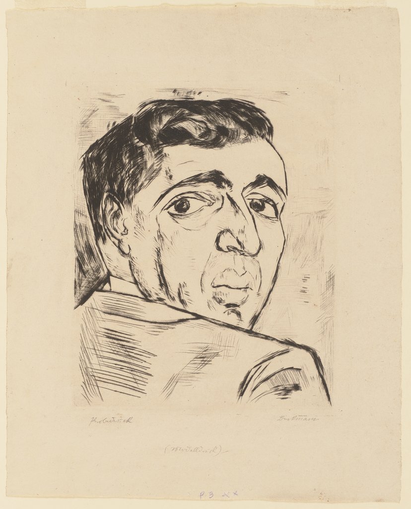 Portrait of J. B. Neumann, Max Beckmann
