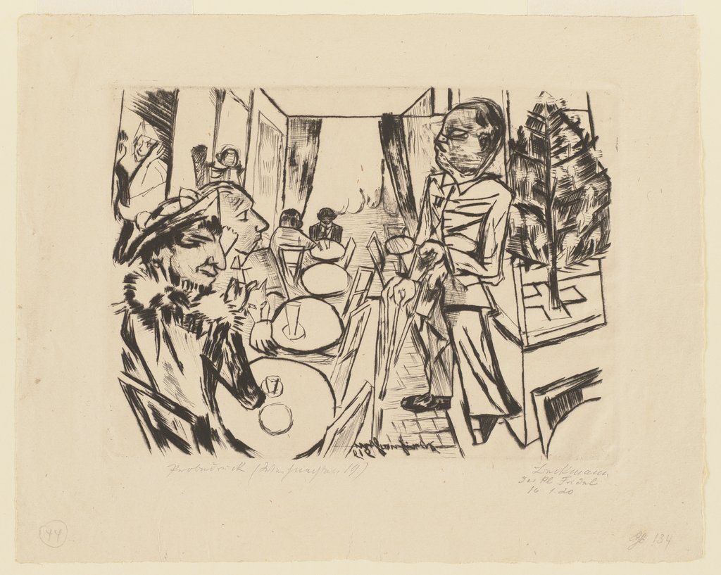 Weihnachten 1919, Max Beckmann