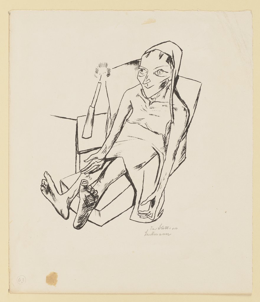 The Sick One, Max Beckmann