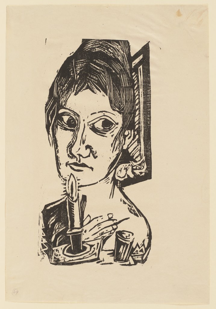Woman with Candle, Max Beckmann