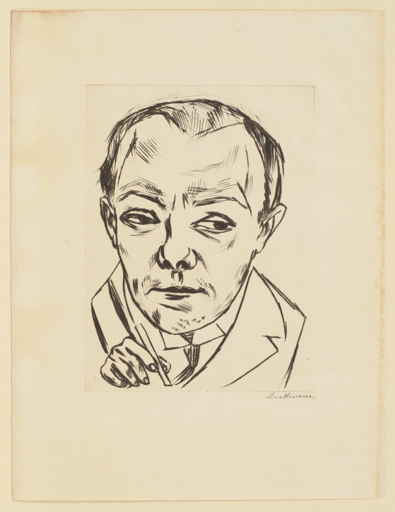 Selbstbildnis 1920, Max Beckmann