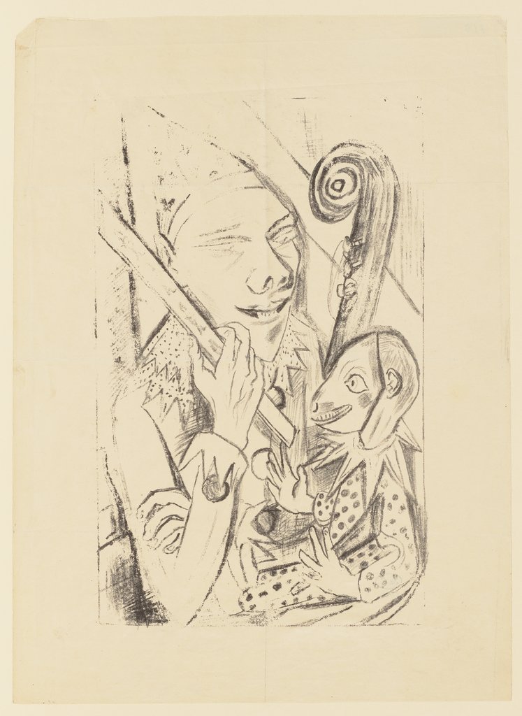 Pierrot and Mask, Max Beckmann