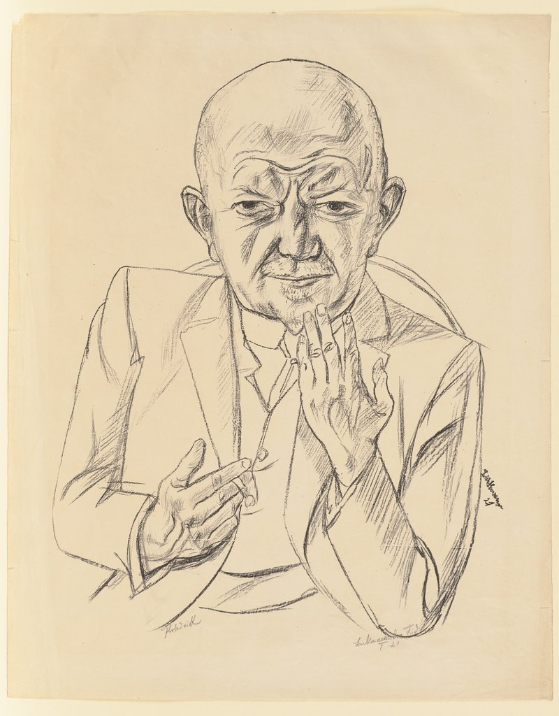 Portrait of Dr. Weidner, Max Beckmann