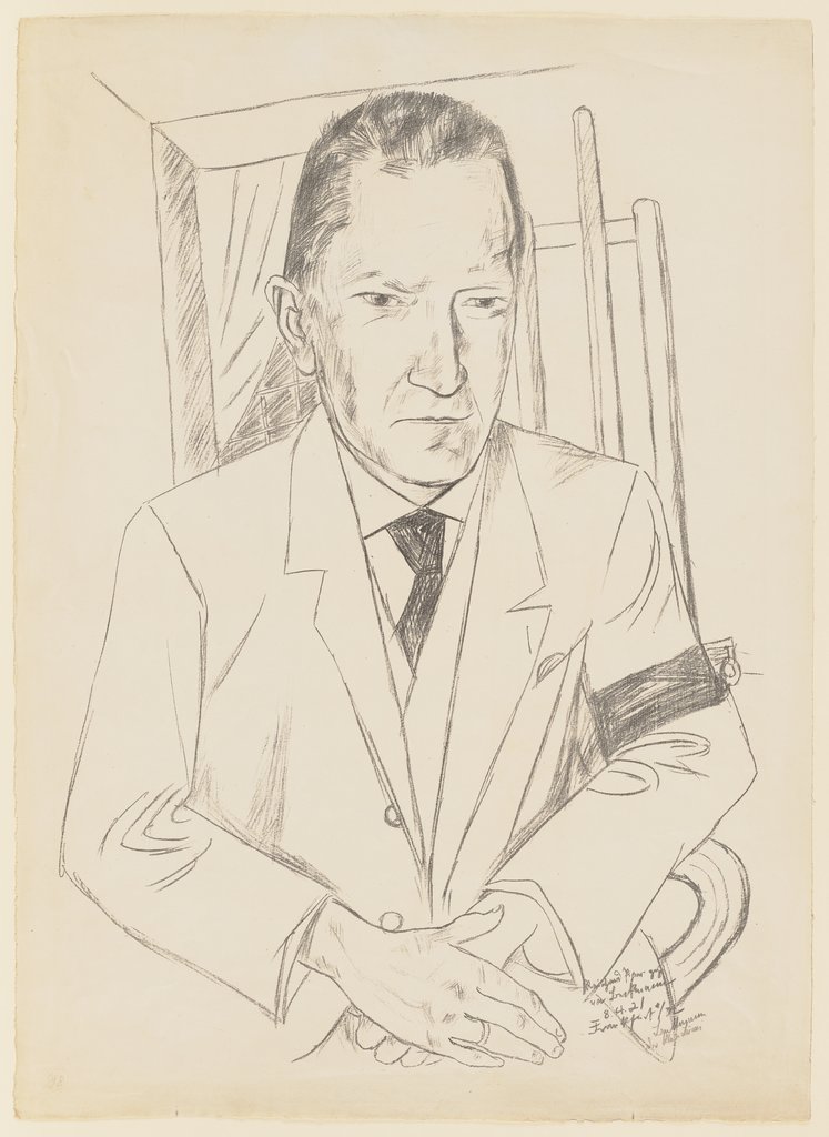 Portrait of Reinhard Piper, Max Beckmann