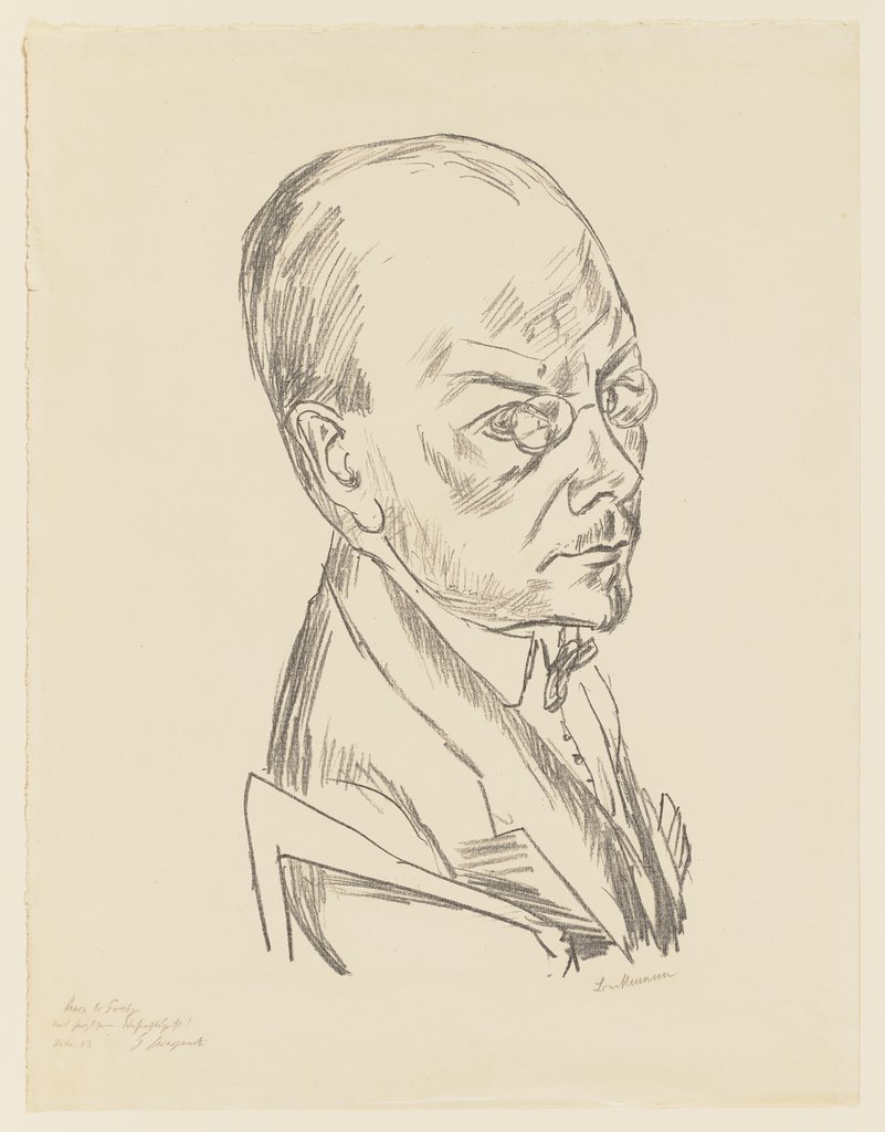 Portrait of Georg Swarzenski, Max Beckmann