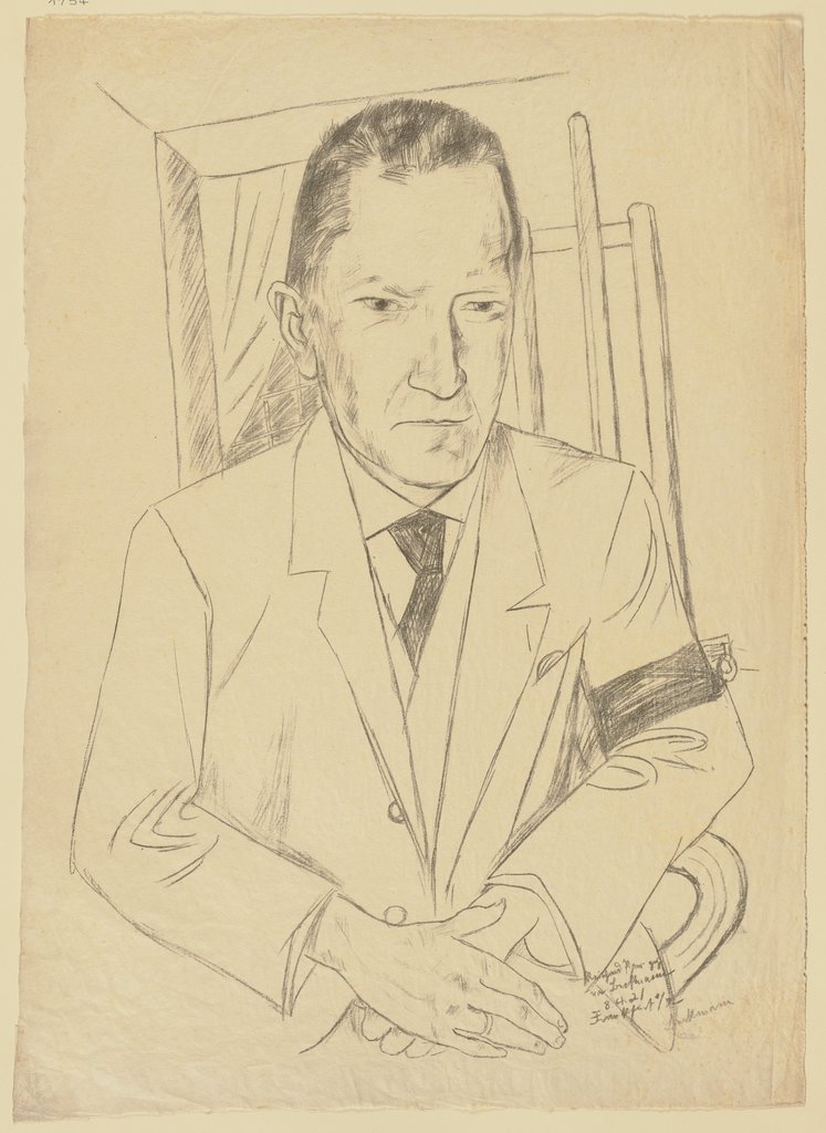 Bildnis Reinhard Piper, Max Beckmann