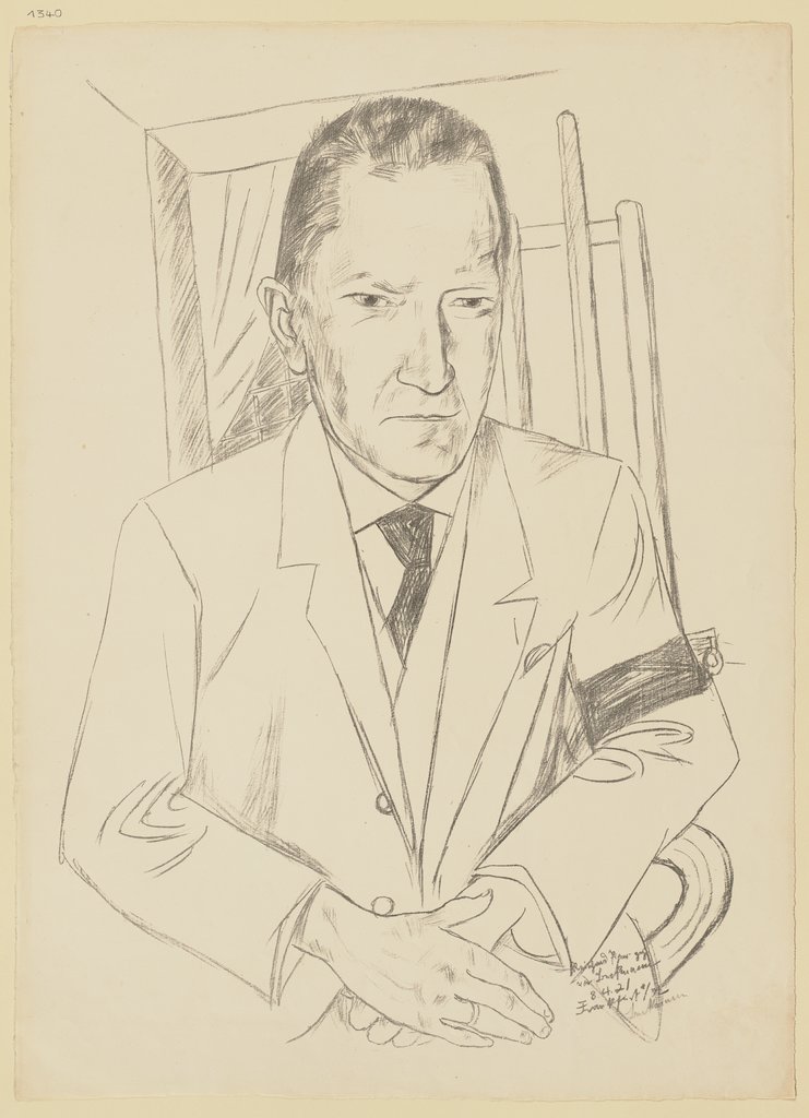 Bildnis Reinhard Piper, Max Beckmann