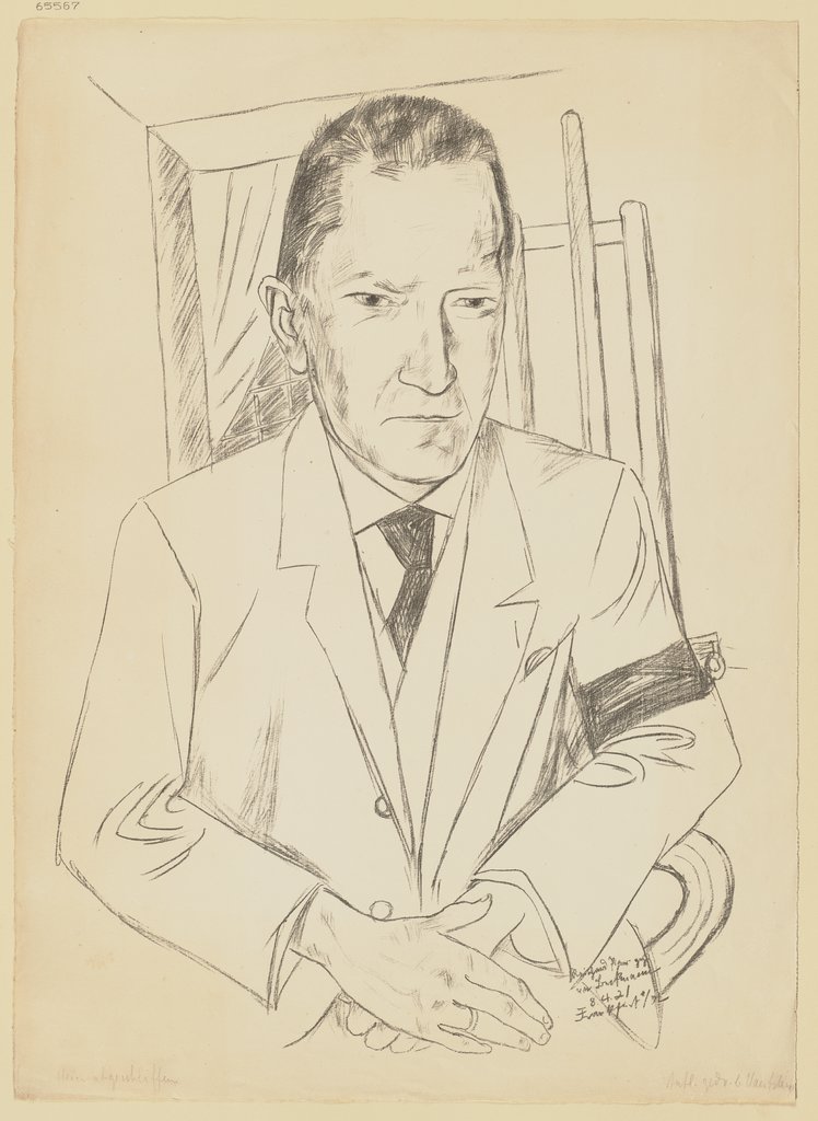 Bildnis Reinhard Piper, Max Beckmann