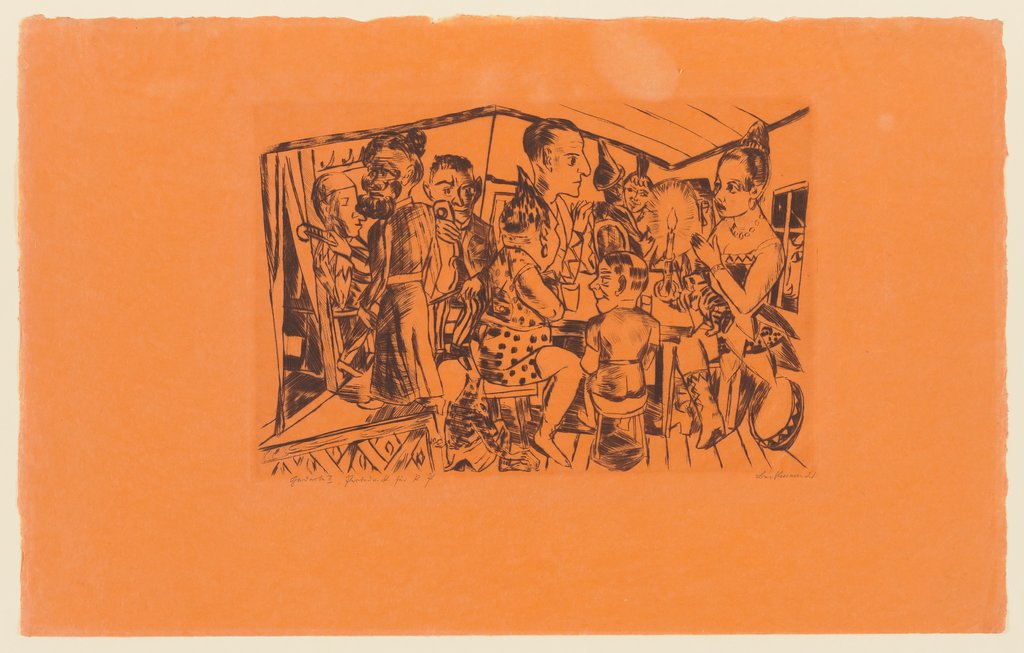 Behind the Scenes, Max Beckmann