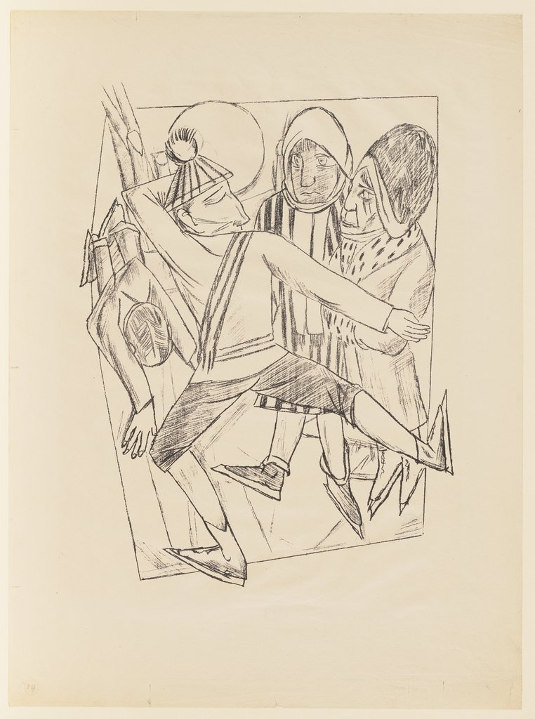 Der Schlittschuhläufer, Max Beckmann