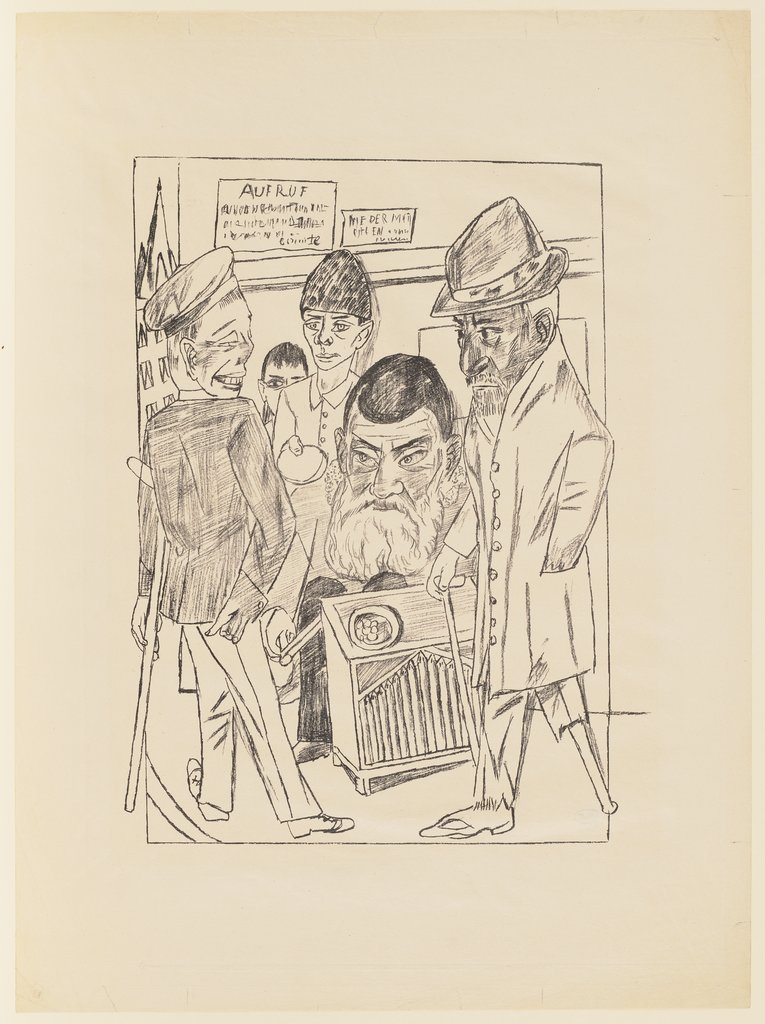 Die Bettler, Max Beckmann