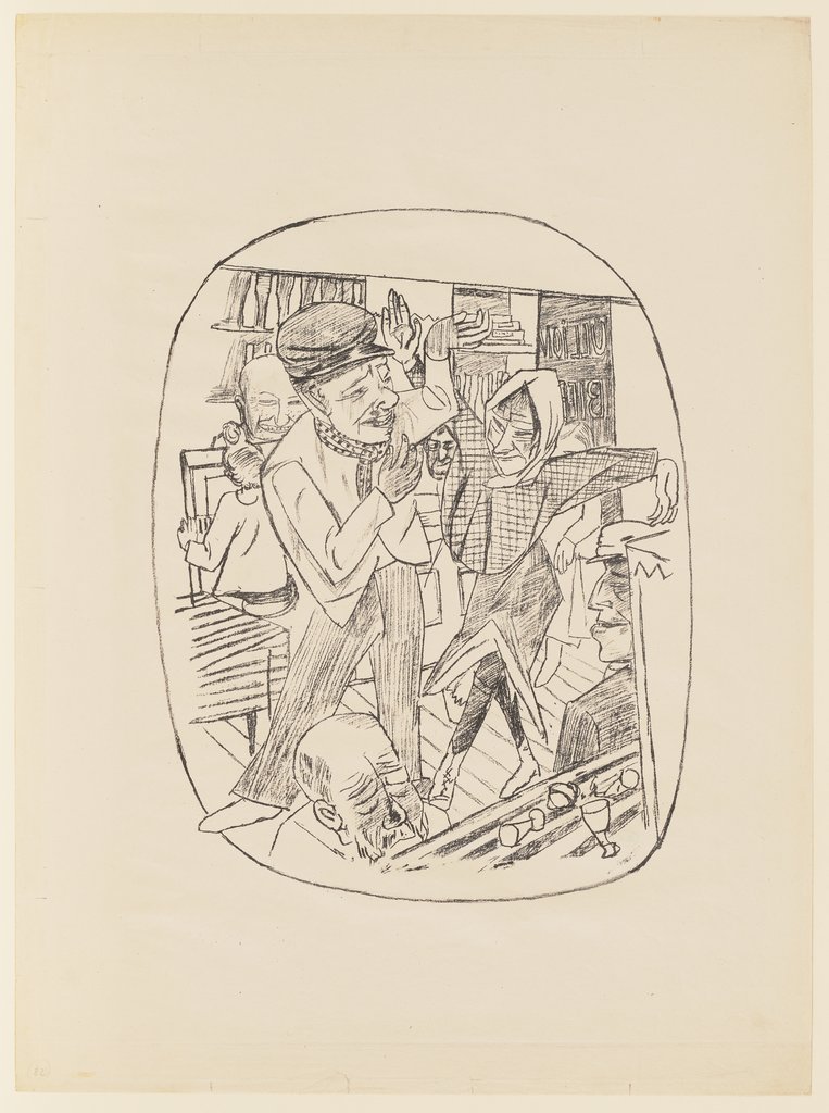 Tavern, Max Beckmann