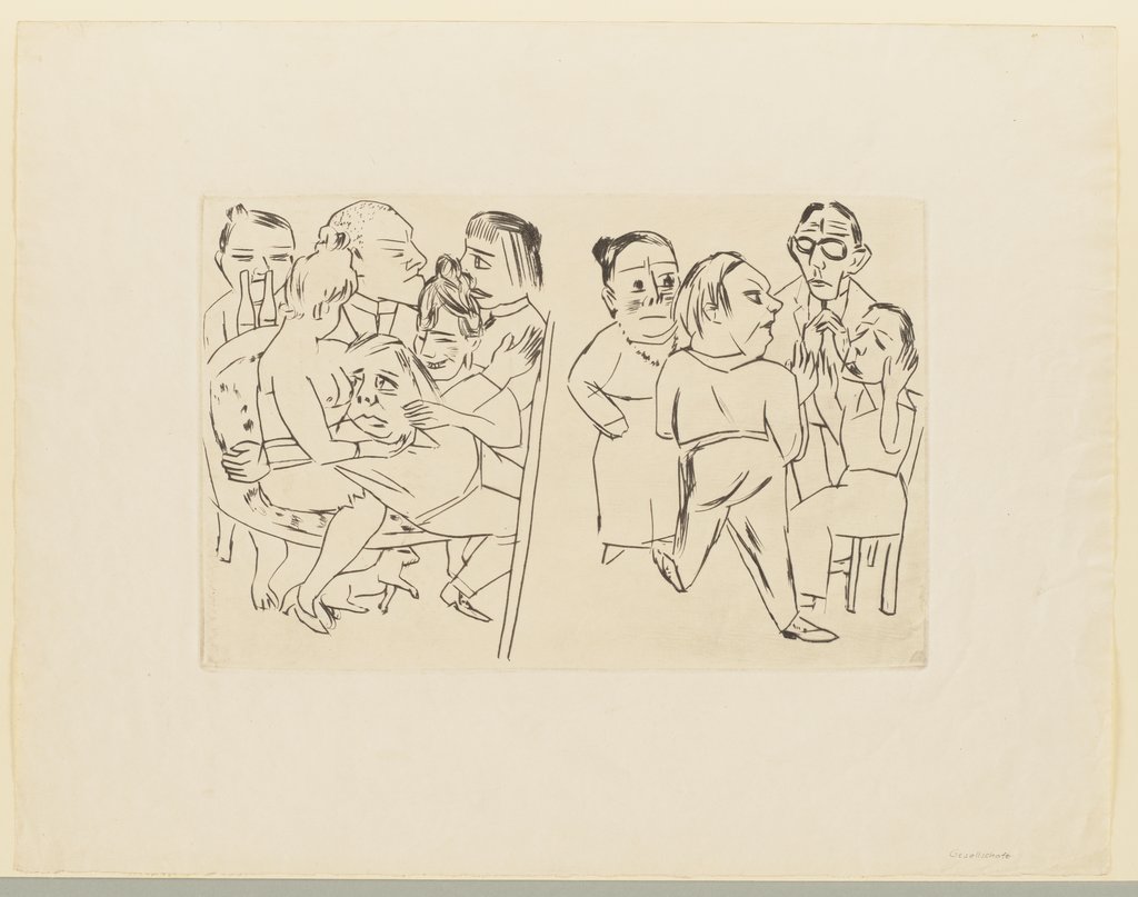 Ebbi: Illustrationen für Akt I und II, Max Beckmann