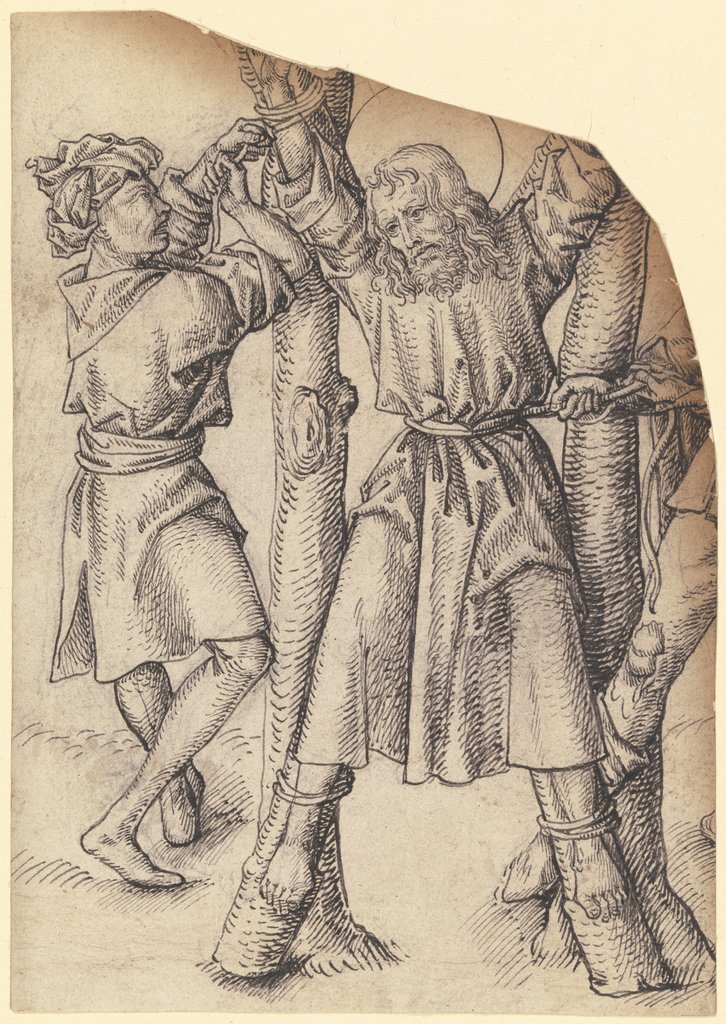 Kreuzigung des Heiligen Andreas, Martin Schongauer;  Nachfolge