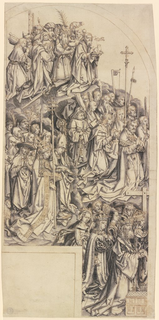 Linker Flügel eines Allerheiligenaltars, Hans Holbein the Elder;  workshop