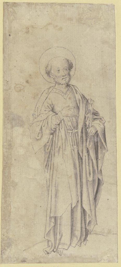 Stehender Apostel Petrus, Schwäbisch, 15. Jahrhundert