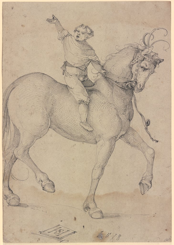 Boy on a high horse, Hans Schäufelein