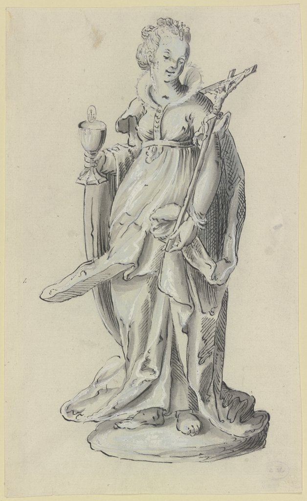 Allegorie der Fides oder der Ecclesia, Süddeutsch, 16. Jahrhundert