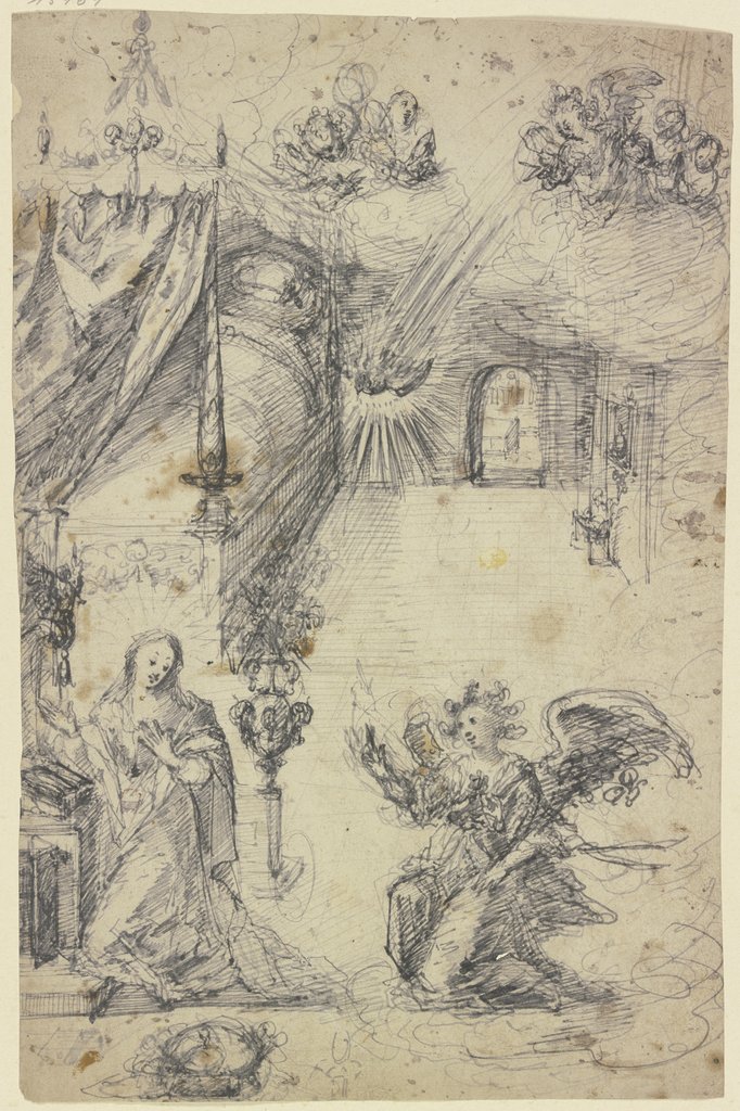 Verkündigung Mariä, Süddeutsch, 16. Jahrhundert