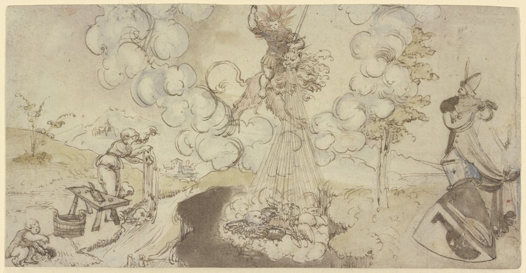 Allegorie der Alchemie, Lucas Cranach d. Ä.;  Werkstatt