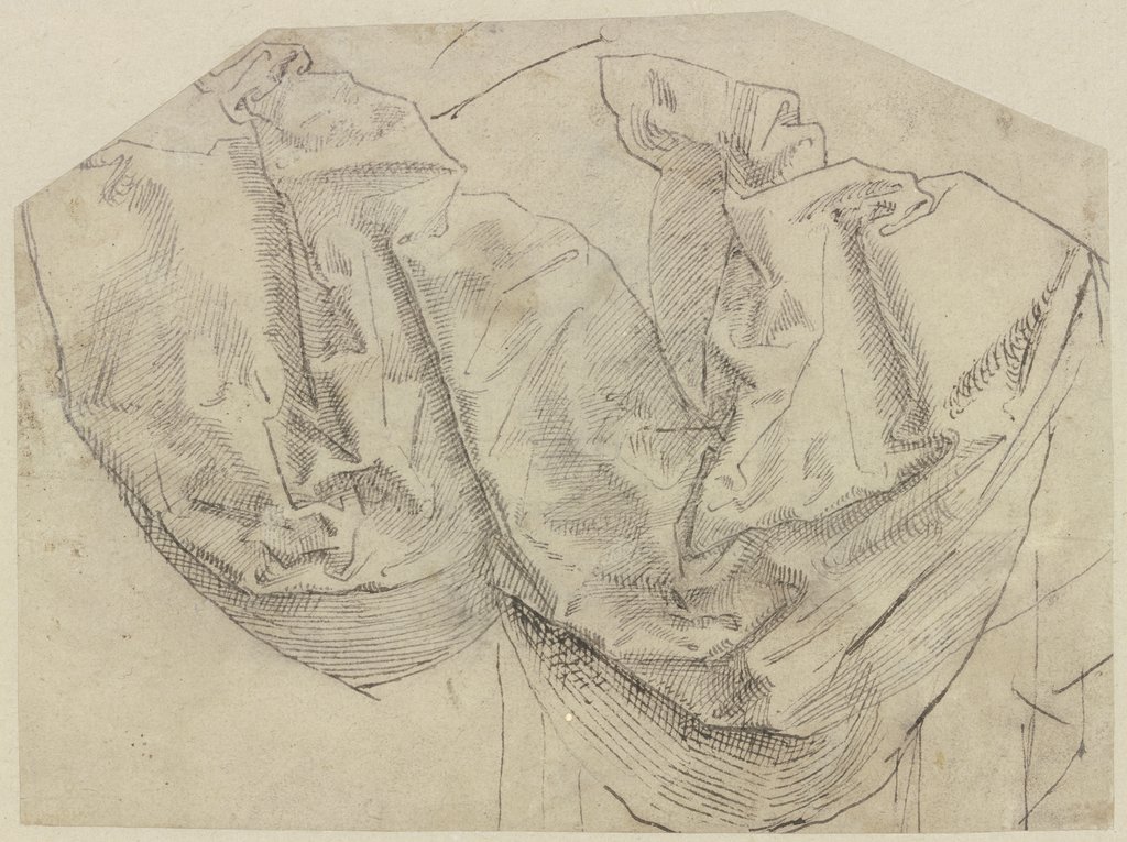 A pleated cloth, Hans Brosamer