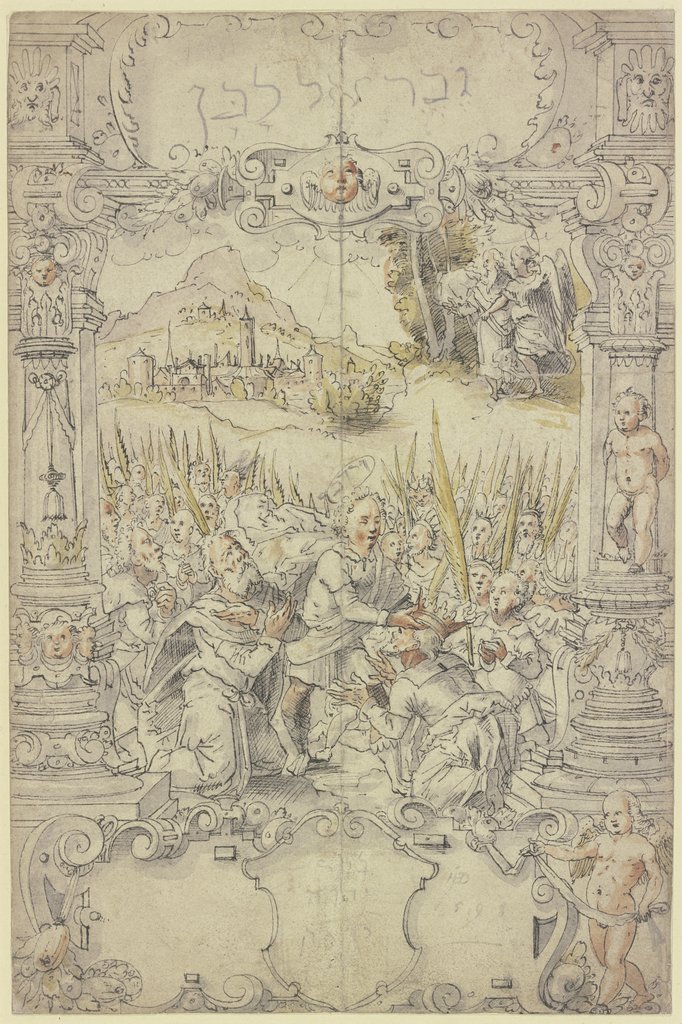 Coronation of Saul by Samuel, Hans Jakob Dünz