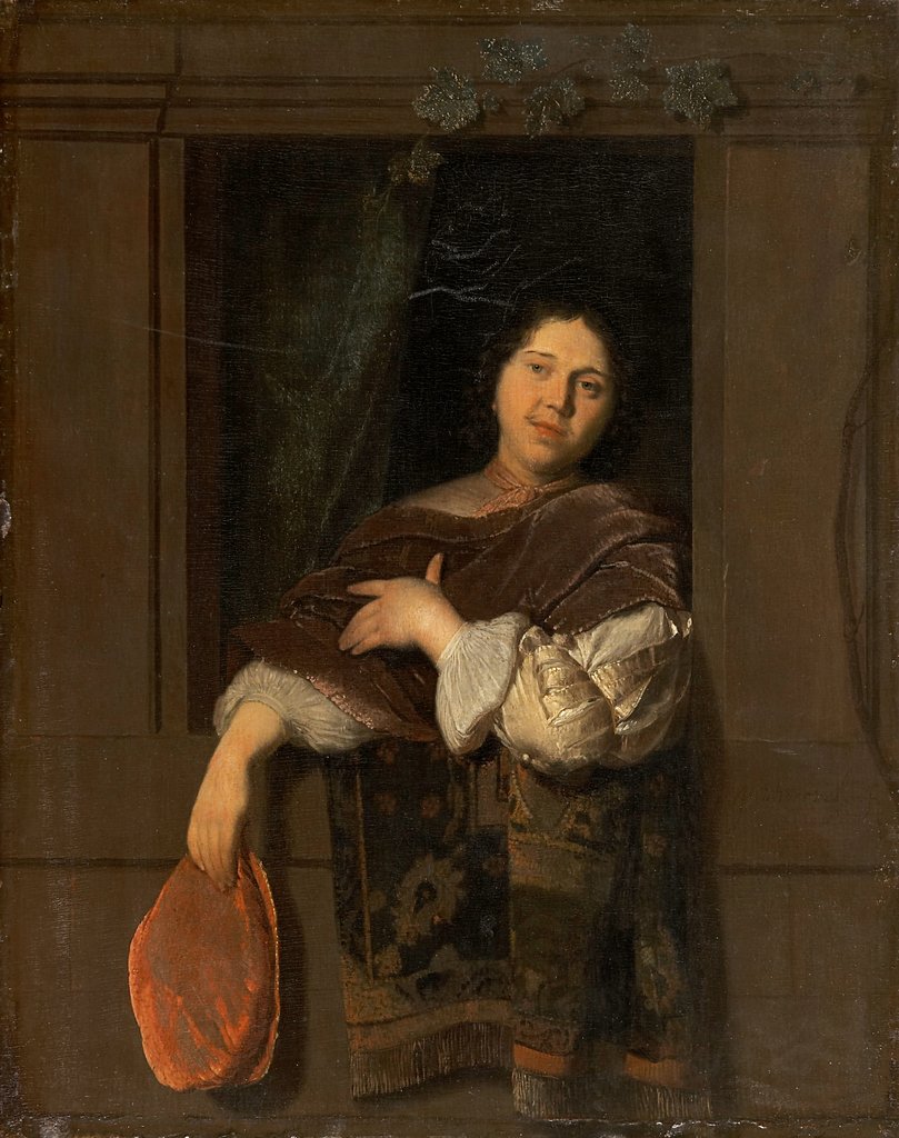 Cavalier at an Open Window, Jacob Ochtervelt