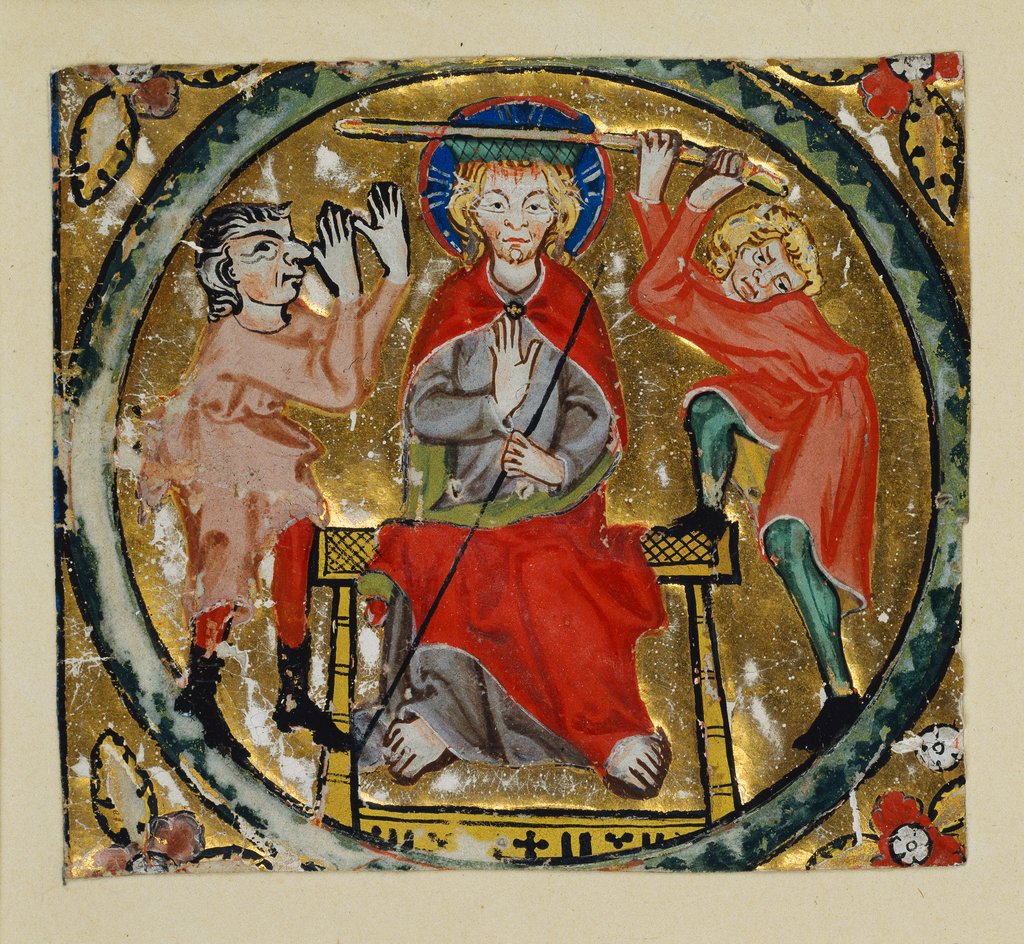 The crowning with thorns, Upper Rhine, 14th century
