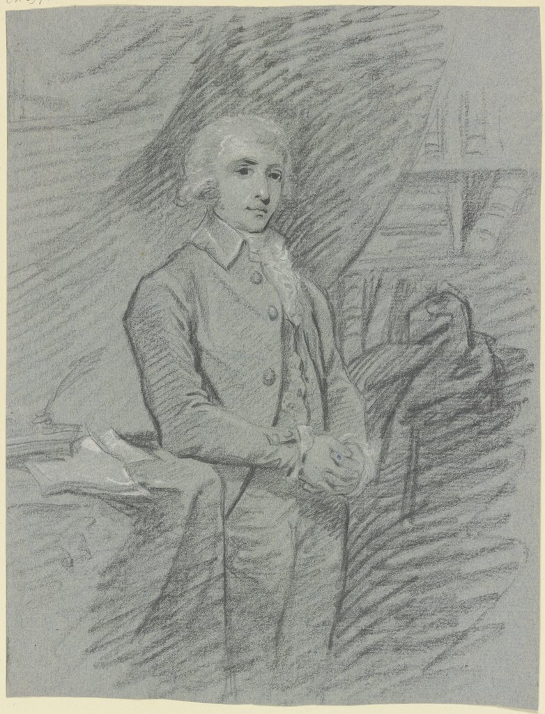 Porträt eines vornehmen jungen Mannes (Kniestück), Thomas Gainsborough