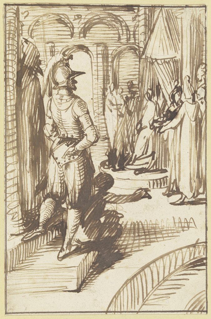 Christ before Caiaphas, Hendrik Goudt