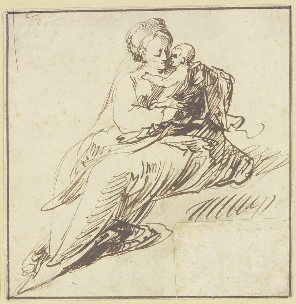 Sitting Mary, Hendrik Goudt