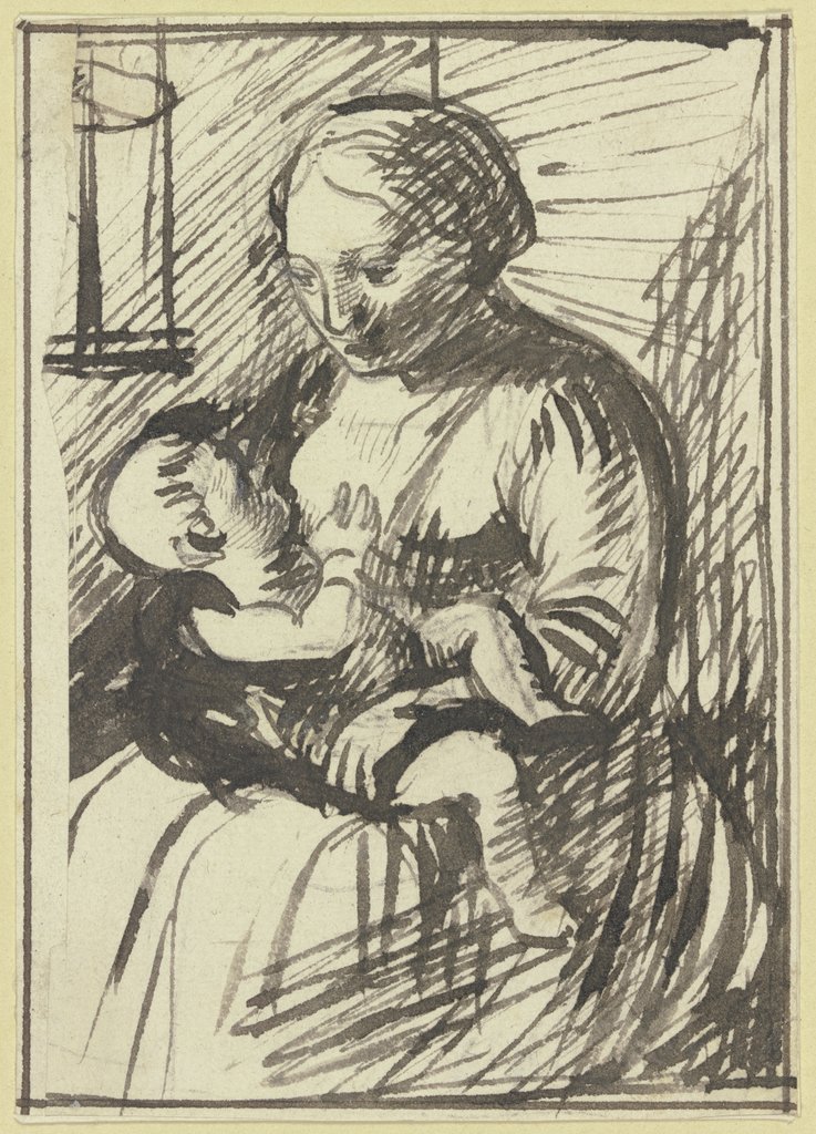 Breast-feeding Mary, Hendrik Goudt