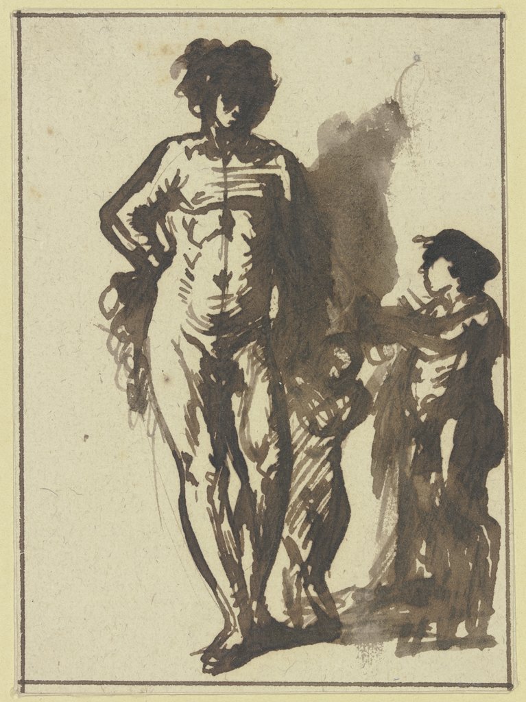 Bacchus mit zwei Satyrknaben, Hendrik Goudt