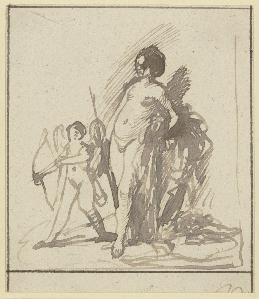 Venus and Cupid, Hendrik Goudt