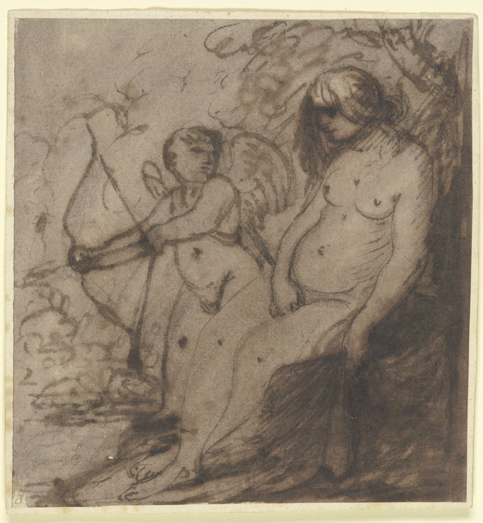 Venus and Cupid, Hendrik Goudt
