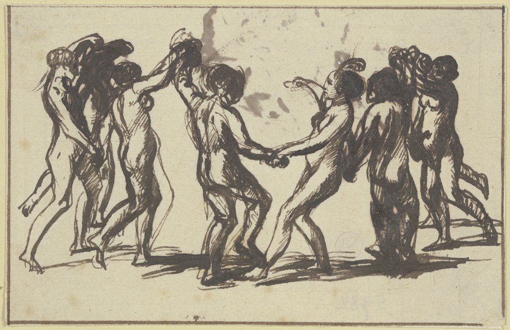 Dance of the nymphs, Hendrik Goudt