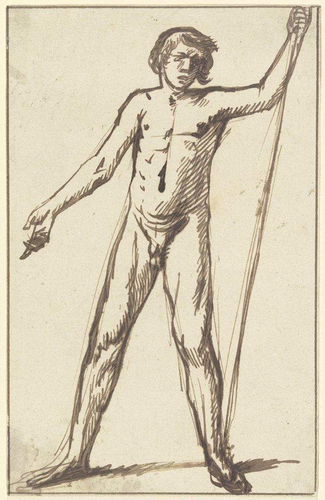 Male nude, Hendrik Goudt