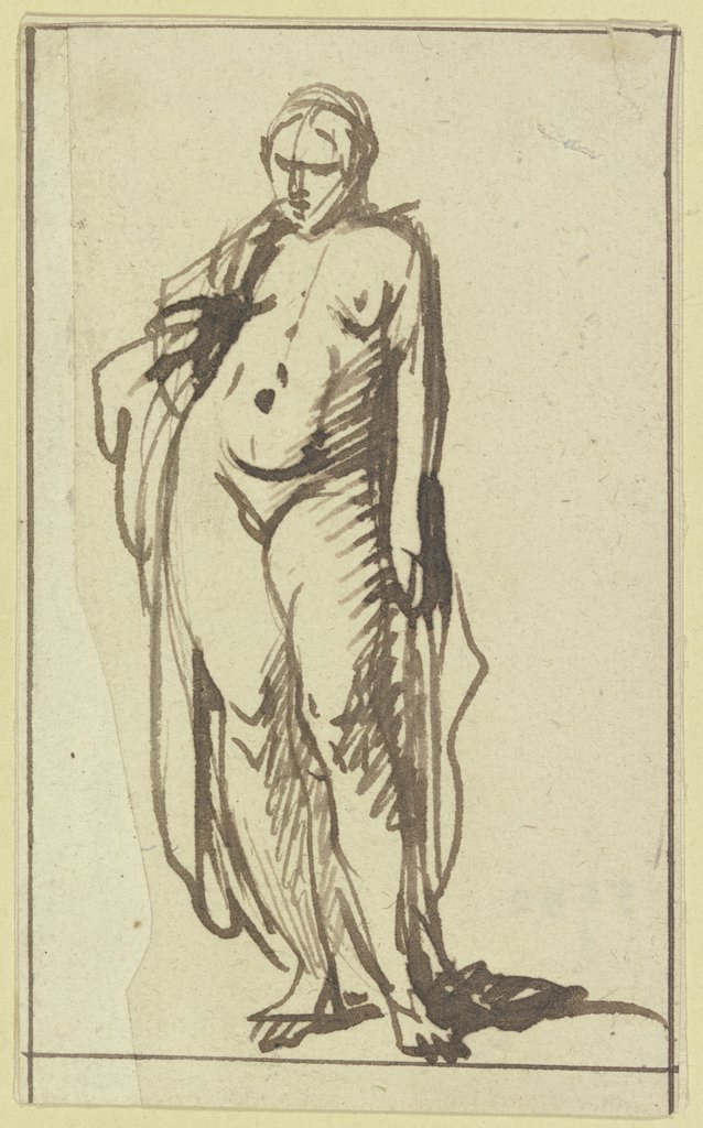 Female nude, Hendrik Goudt