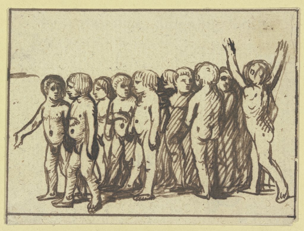 Ten nudes of a child, Hendrik Goudt