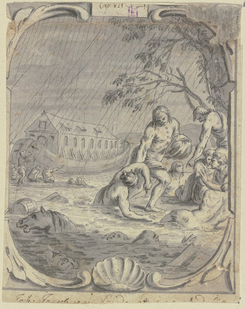 The deluge, Johann Jakob von Sandrart