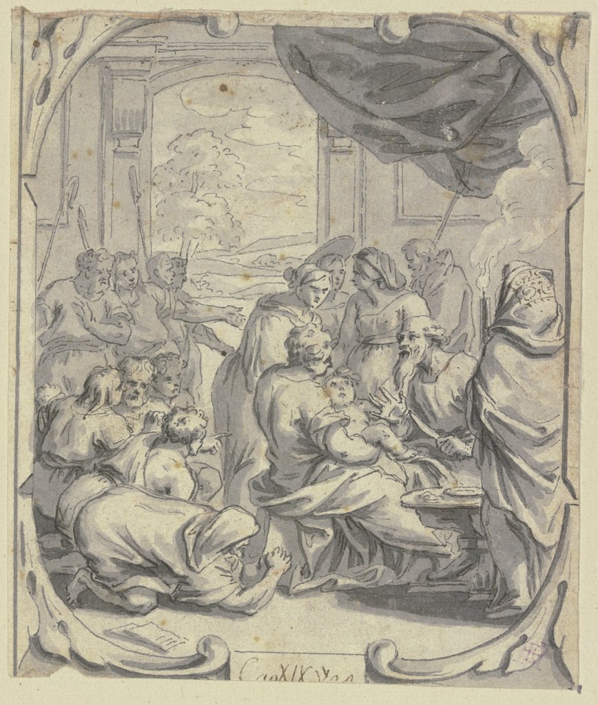 Circumcision of Ishmael, Johann Jakob von Sandrart