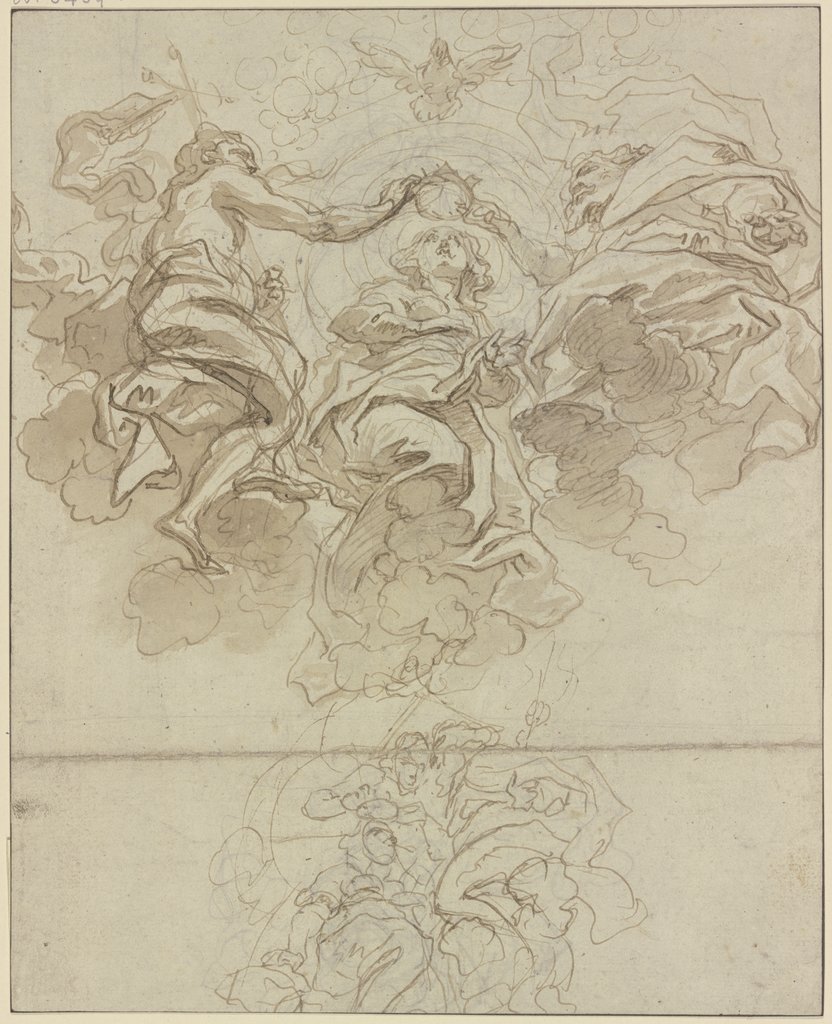 Krönung Mariä, Flämisch, 17. Jahrhundert, nach Peter Paul Rubens
