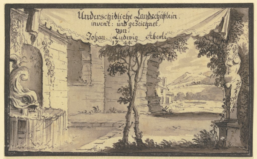 Title page, Johann Ludwig Aberli